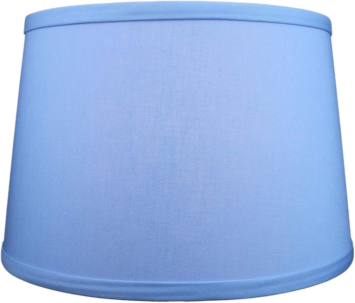 FenchelShades.com Set of 2 Lampshades 10' Top Diameter x 12' Bottom Diameter x 8' Slant Height with Washer (Spider) Attachment. Attaches to Lamps with an existing Harp (not included) (Periwinkle)