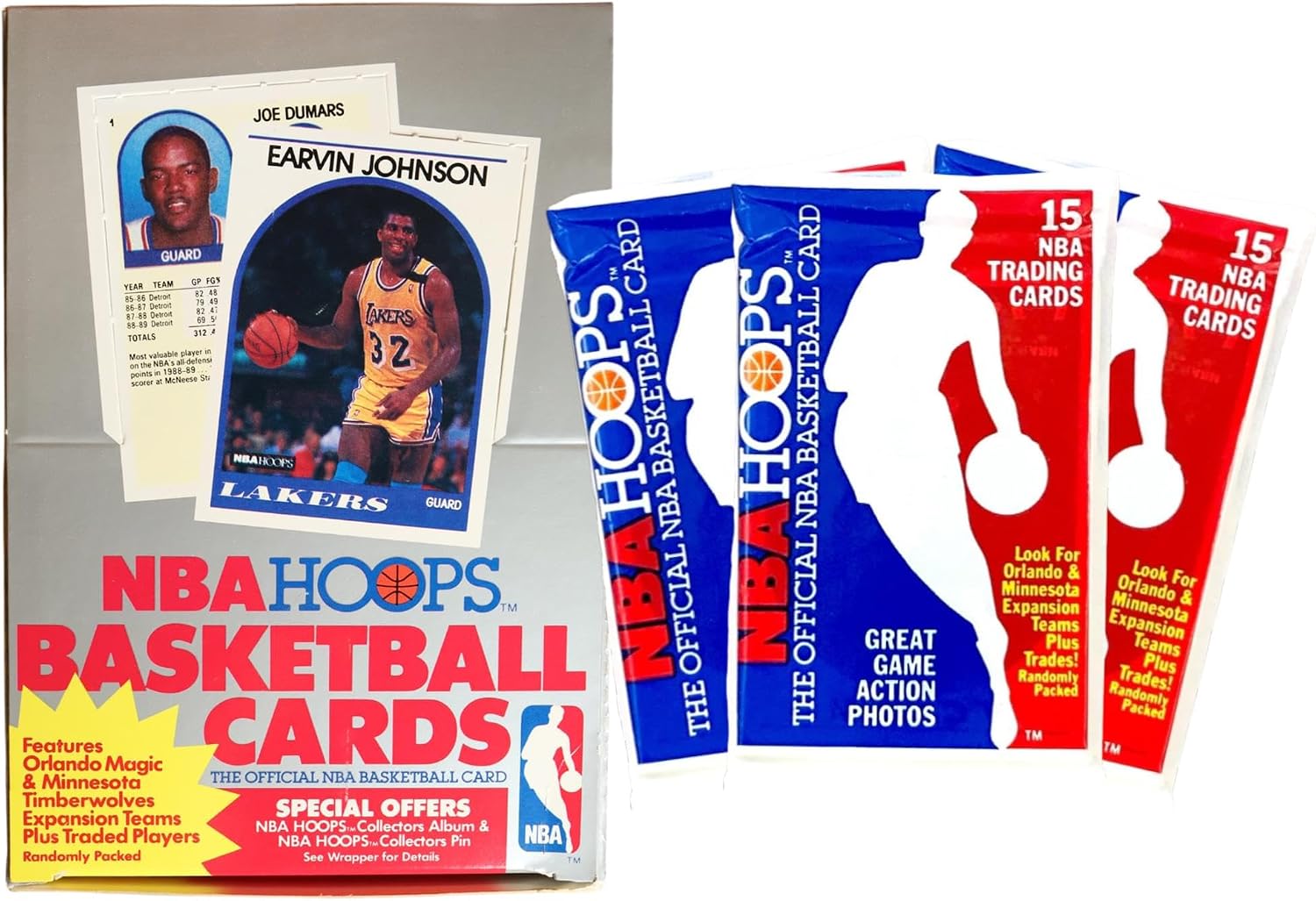 1989 NBA Hoops Basketball Cards Official