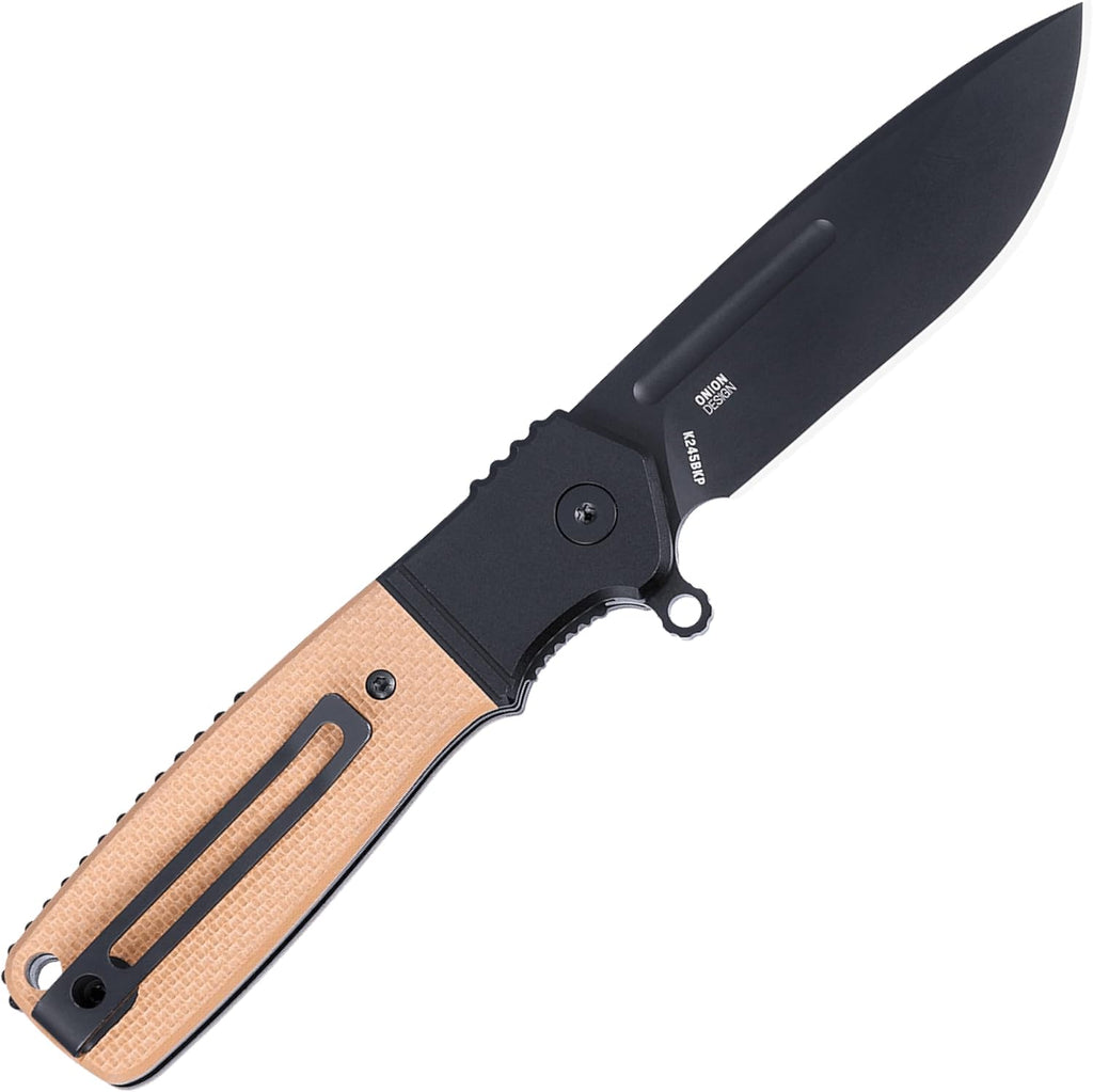 CRKT Homefront Compact Everyday Carry EDC Pocket Folding Knife with Liner Lock: S35VN Plain Edge Blade, G10 w/Aluminum Bolster Handle, Pocket Clip, K245BKP