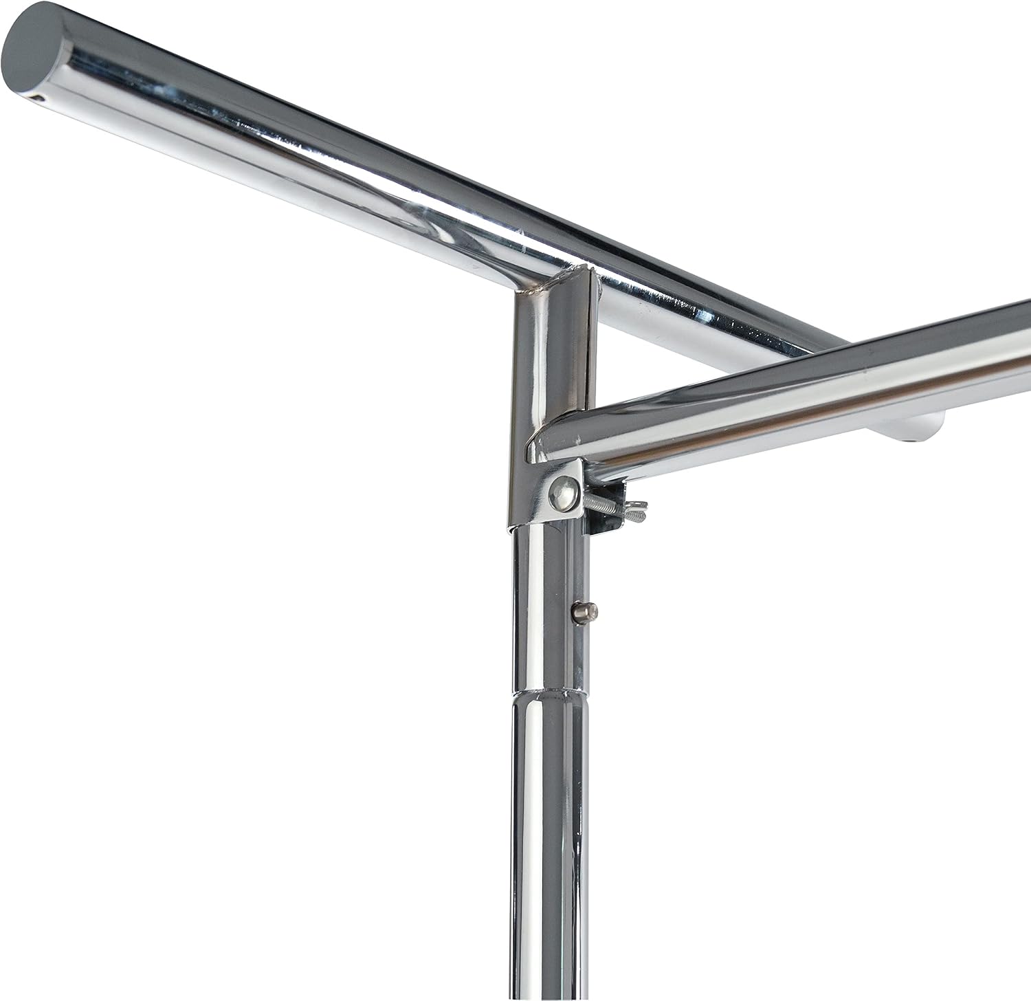 Econoco Commercial Garment Rack - Rolling Clothes Rack, Heavy Duty (Z Rack with Garment Cover, Orange)
