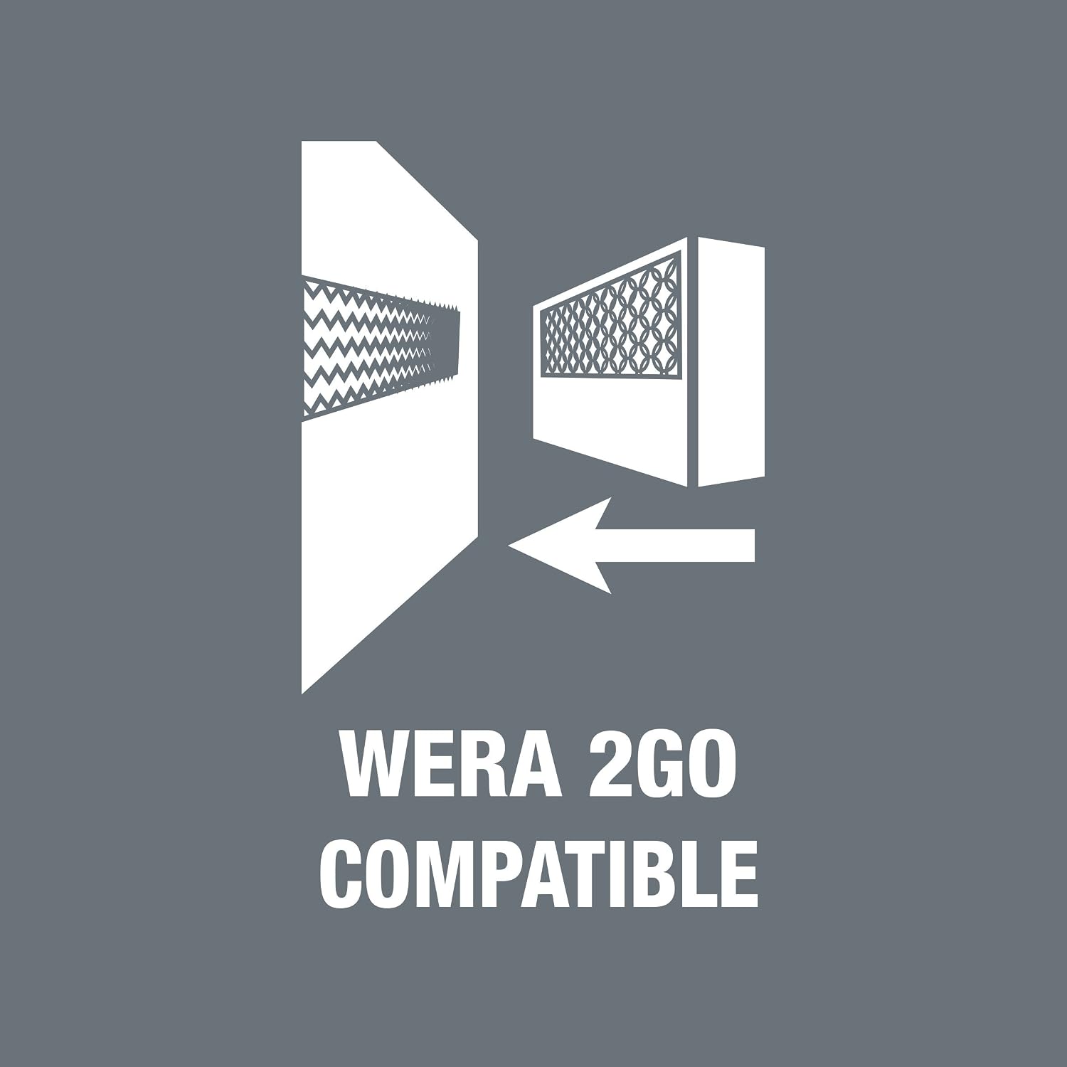 Wera 05004357001 Wera 2go 2 XL Tool Container, 2 pieces, Black