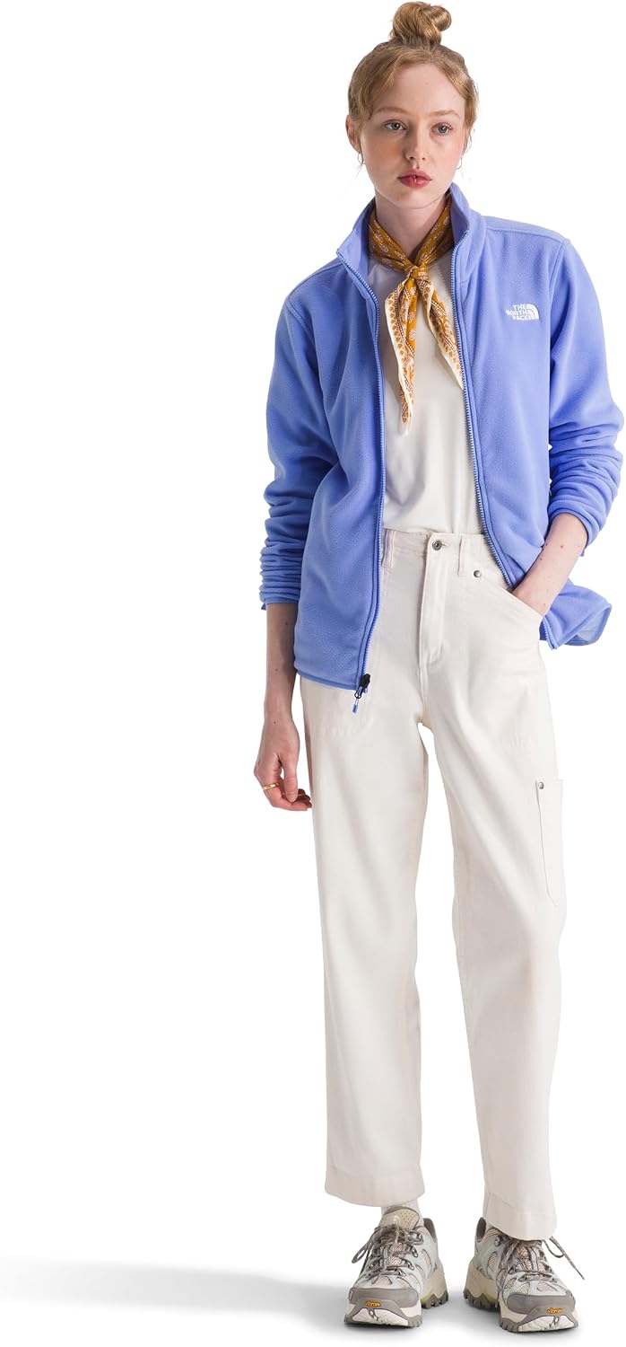 THE NORTH FACE Women's Glacier Fleece Jacket (Standard & Plus Size) | Zip Hand Pockets & Stretch on Collar, Cuffs & Hem