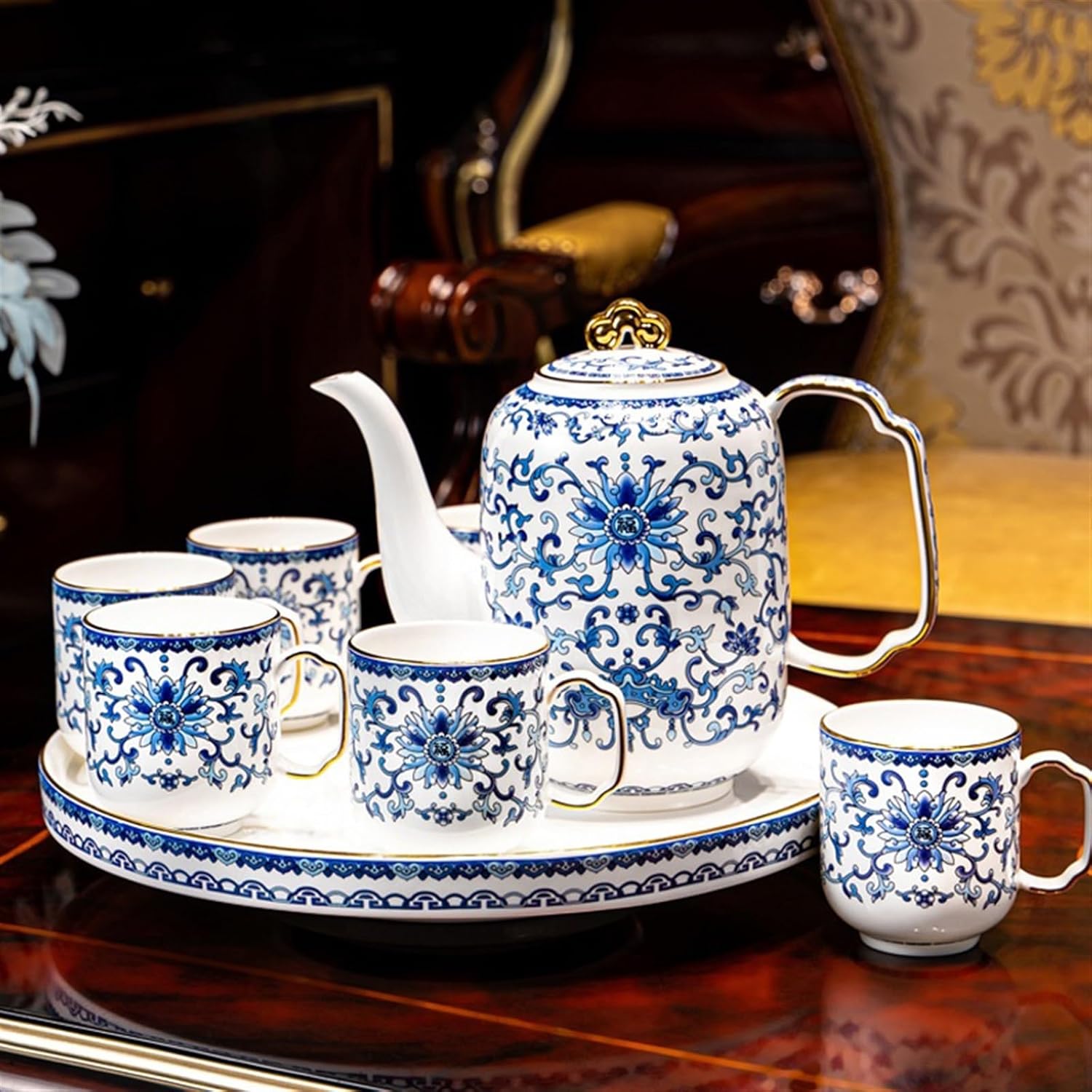 Beverage Serveware Cup set cup kettle teacup home essential living room tea set housewarming gift Water Carafe