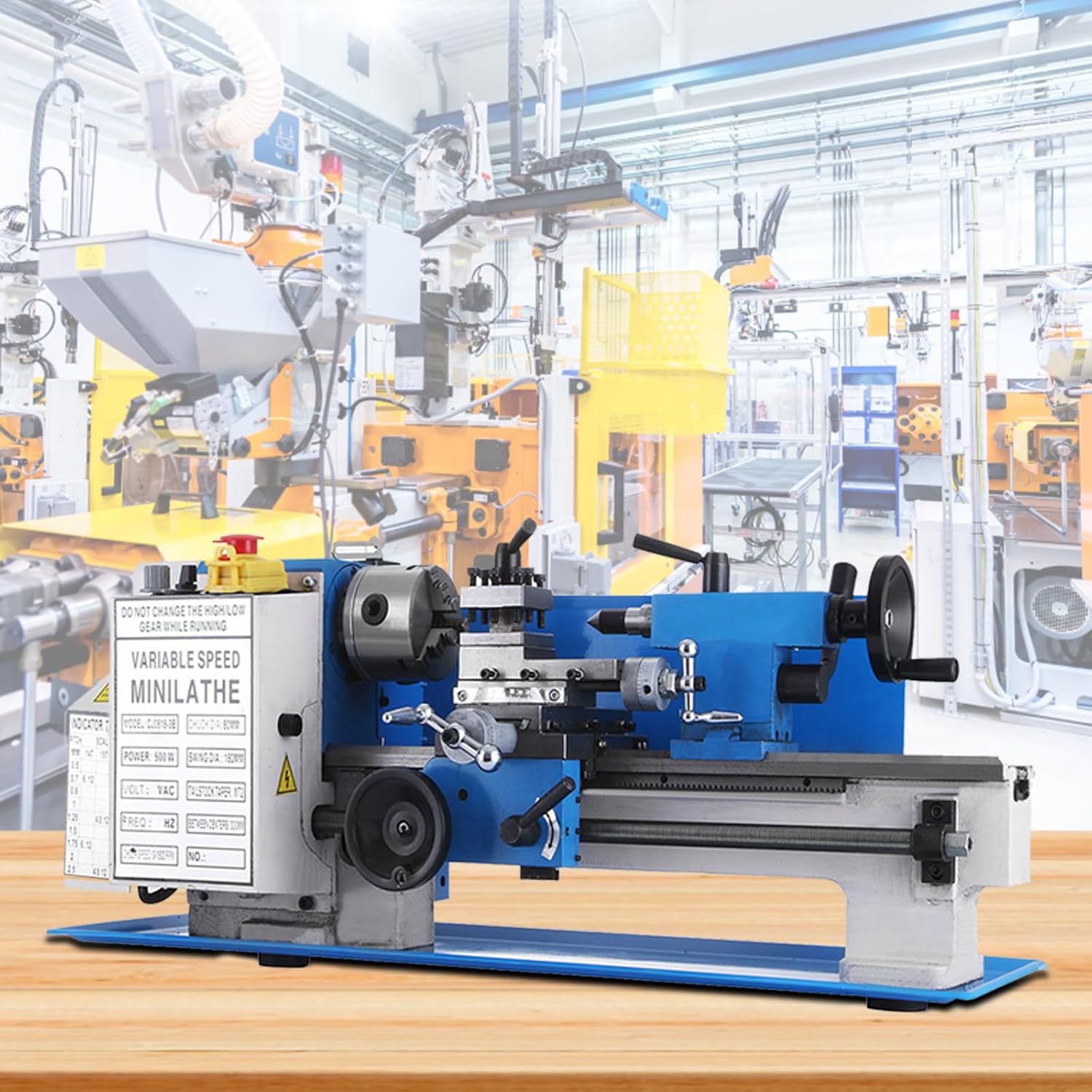 Vevor Metal Lathe 7 x 12 Inch, Precision Mini Metal Lathe 2250 RPM 550W Variable Speed, Mini Lathe Precision Bench Top Metal Working Lathe for Various Types of Metal Turning : Tools & Home Improvement