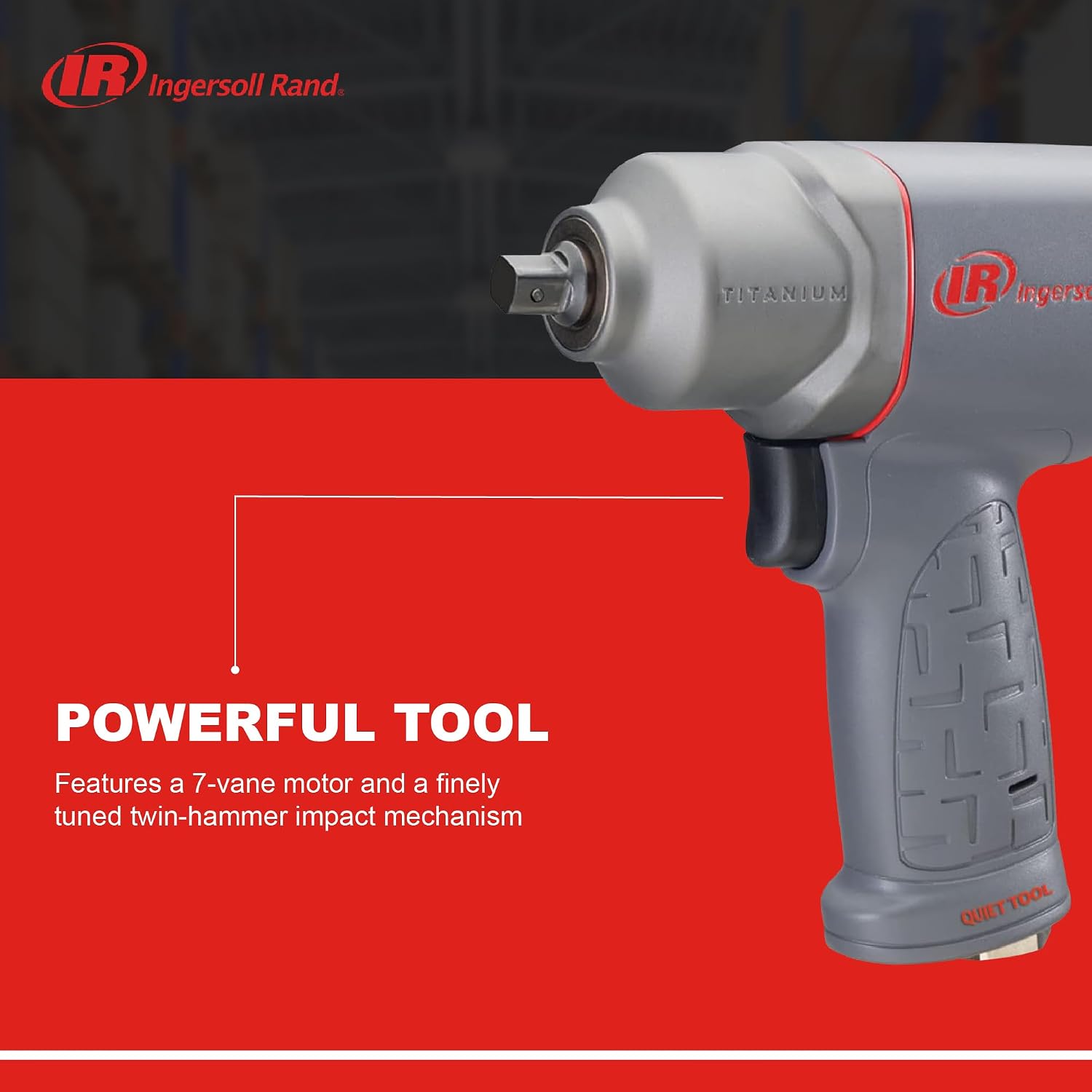 Ingersoll Rand 2115PTiMAX 3/8' Pin Type, Industrial-Grade Impact Wrench