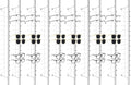 10 Pcs Aluminum Eyeglass Display Rod, Wall Mount Sunglasses Display Stand Holder Organizer for Optical Store & Home Use (48 Inch, Hold 14 Frames)