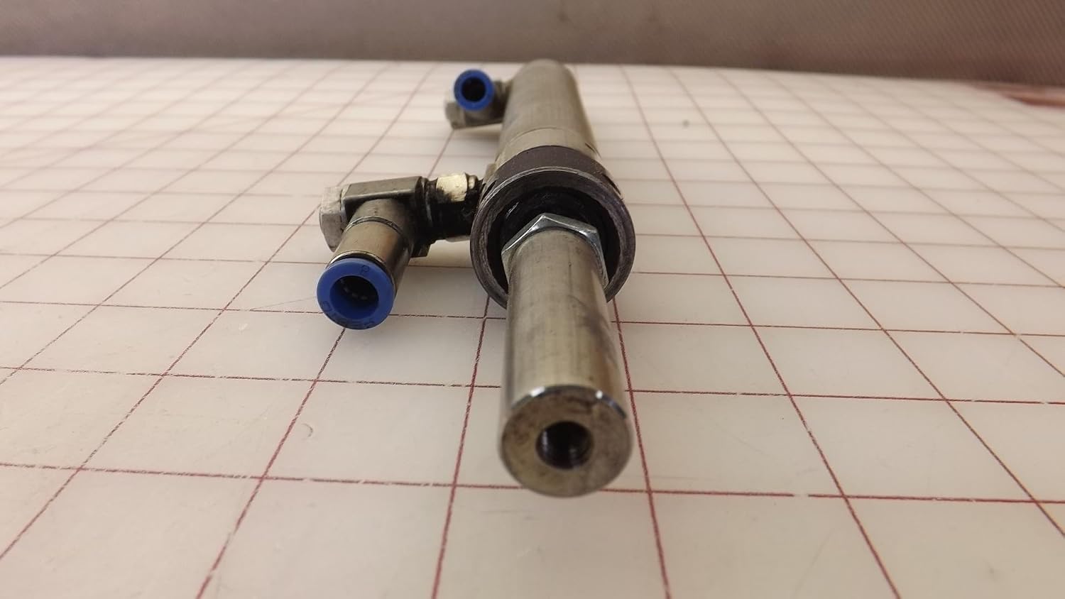 FESTO DSNU-25-80-PPV-A (19247), 1-10 BAR, 25 MM BORE, 80 MM Stroke, Double-Acting, External Thread Rod END, G1/8 Pneumatic Connection, ISO Cylinder, M10X1.25 Rod Thread, Pneumatic, CUSHIONIN