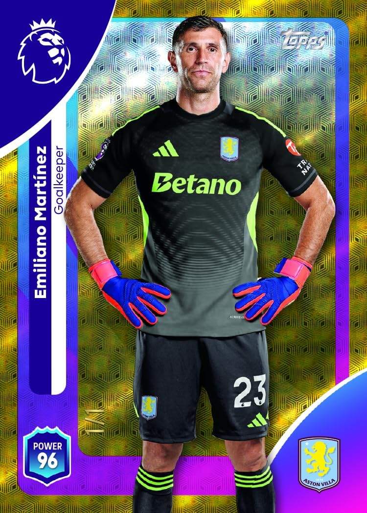 Topps Premier League 2025-26 - Debut Edition - Full Box - 28 Packets per Box (280 Cards) 3 or More Special Insert Cards per Packet.