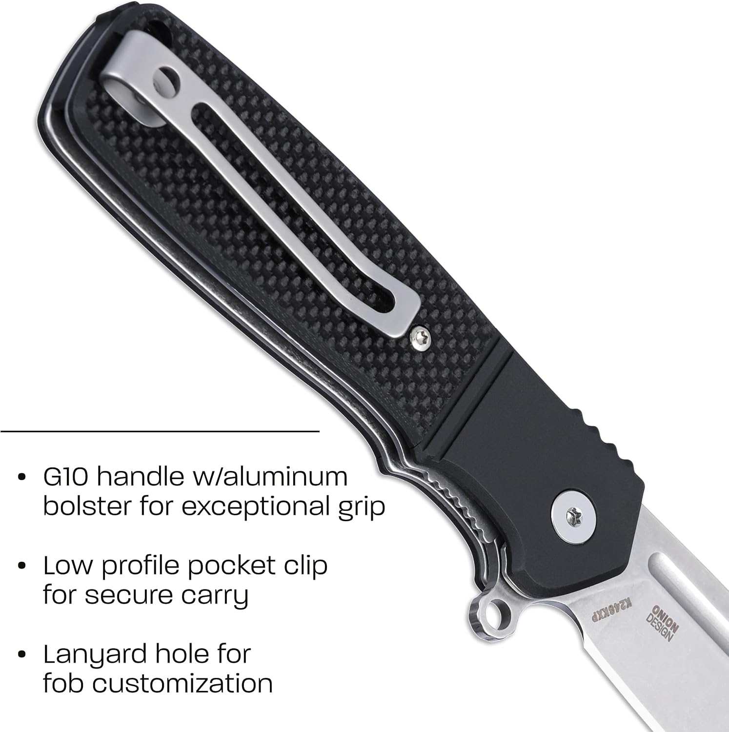 CRKT Homefront Compact Everyday Carry EDC Folding Knife with Liner Lock: S35VN Steel Plain Edge Blade, G10 Handle with Aluminum Bolster, K246KXP