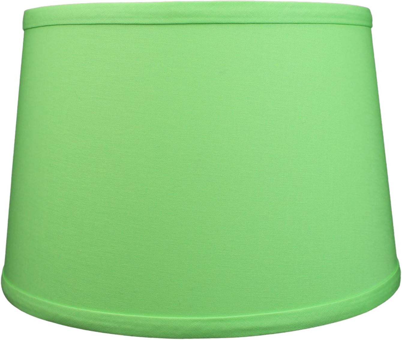 FenchelShades.com Set of 2 Lampshades 10' Top Diameter x 12' Bottom Diameter x 8' Slant Height with Washer (Spider) Attachment. Attaches to Lamps with an existing Harp (not included) (Linen Pear)