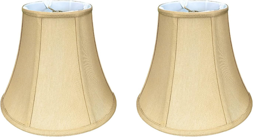Royal Designs, Inc. BSO-704-12AGL-2 True Bell Basic Lamp Shade, 6.5 x 12 x 10.5, Antique Gold, 2-Pack