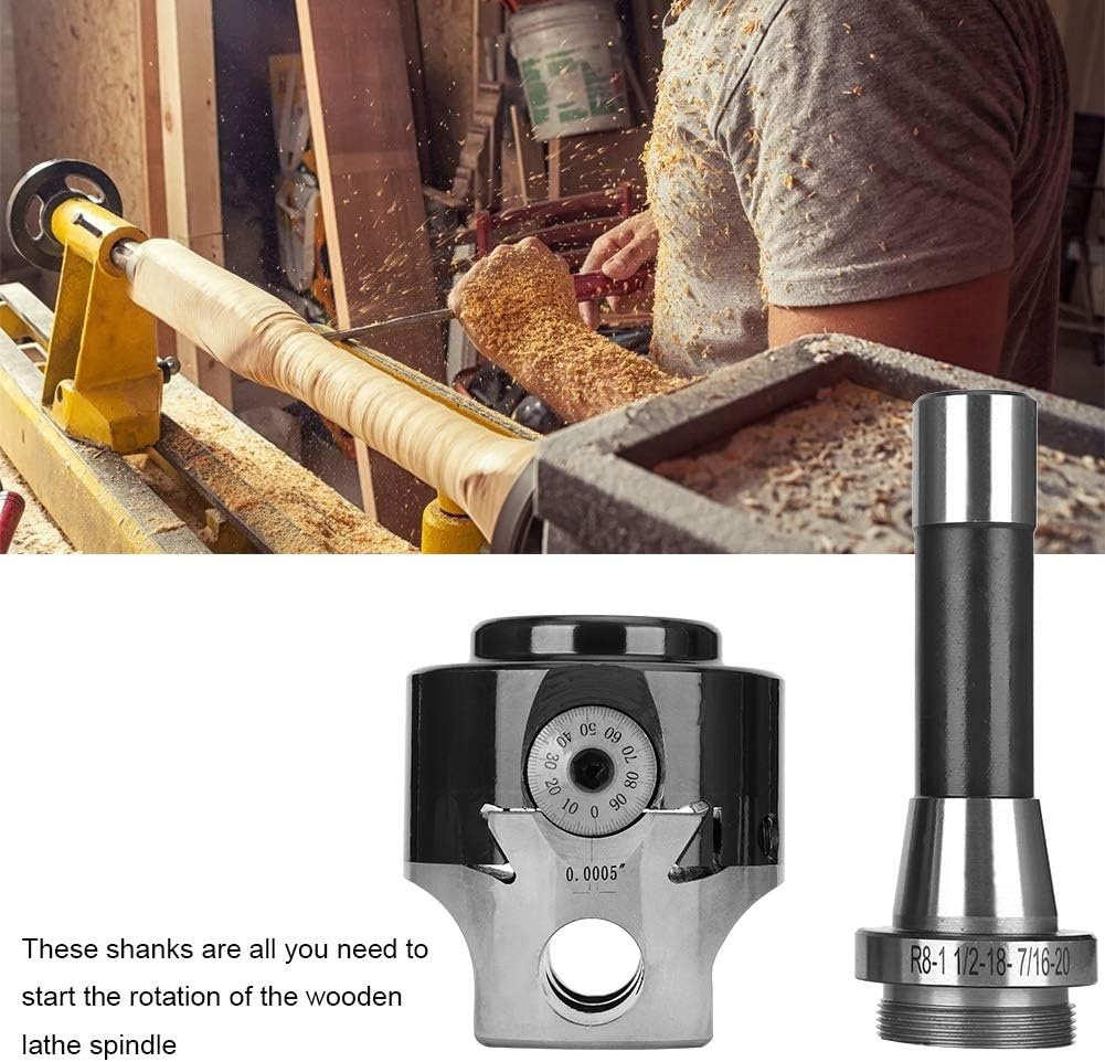 Shank Boring Head for Wood & Metalworking | 3/4 Inch Adjustable Boring Tool with 0.01mm Exactness | Compatible for Milling Machines/Lathes/Drills