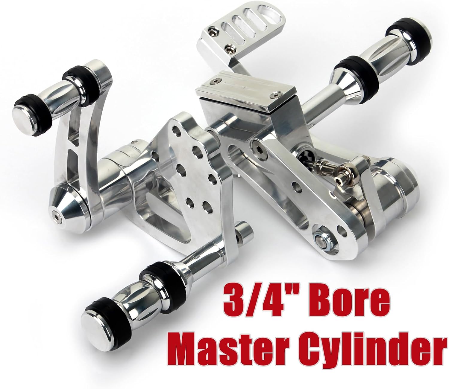 TOFR 3/4' Bore Master Cylinder Forward Controls for Harley Softail 1984-1999 Fat Boy FLSTF Heritage FLST Softail Custom FXSTC Bad Boy FXSTSB Softail Standard FXST for Big Twin Shovelhead