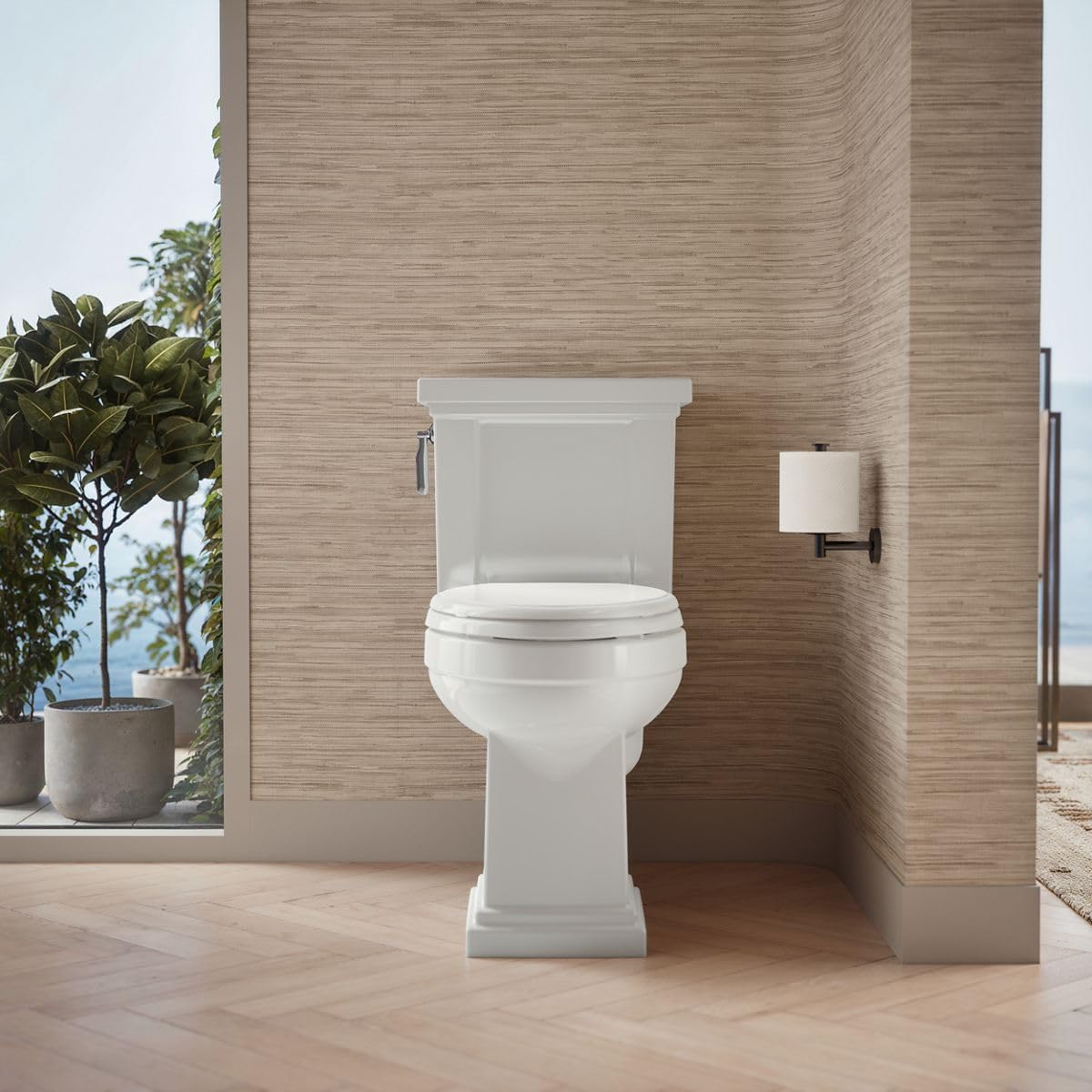 Kohler, K3950-0, Two-piece elongated toilet, 1.28 gpf, White