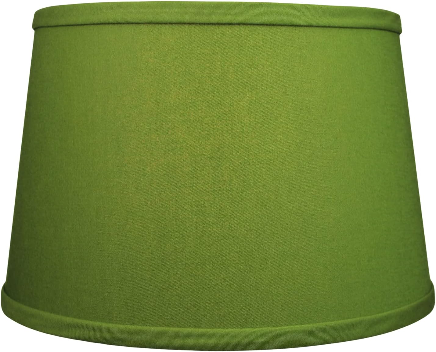 FenchelShades.com Set of 2 Lampshades 10' Top Diameter x 12' Bottom Diameter x 8' Slant Height with Washer (Spider) Attachment. Attaches to Lamps with an existing Harp (not included) (Linen Avocado)