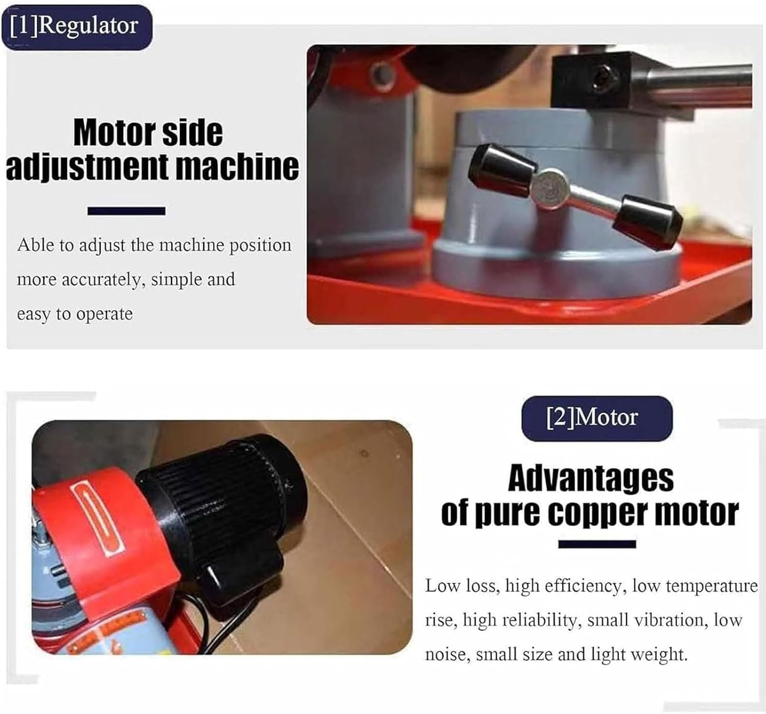 Electric Circular Saw Blade Sharpener, Multi Tool Blade Sharpener, Dry Wet Circular Saw Blade Sharpener 2850rpm Saw Blades Polishing Machine Carbide Tips Sharpening Tool 250W