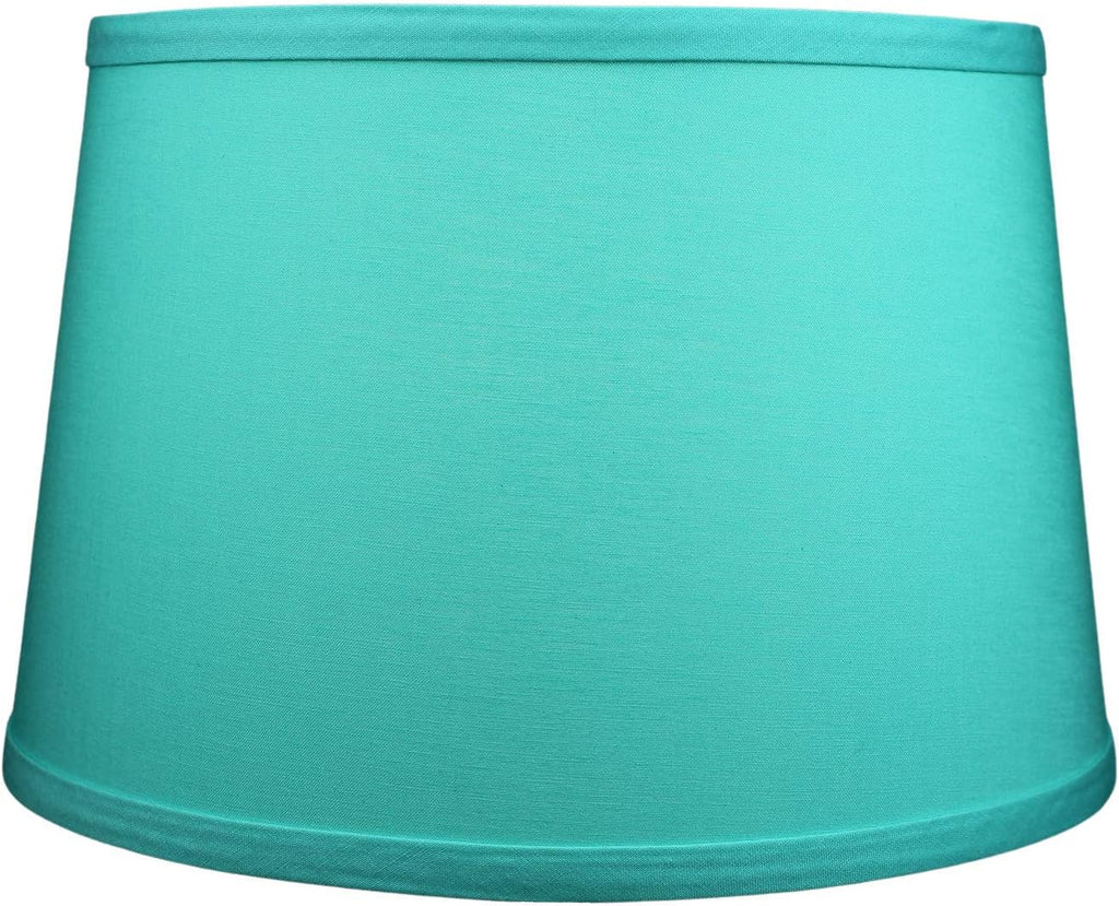 FenchelShades.com Set of 2 Lampshades 10' Top Diameter x 12' Bottom Diameter x 8' Slant Height with Washer (Spider) Attachment. Attaches to Lamps with an existing Harp (not included) (Linen Pool)