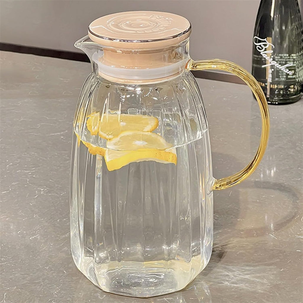 Beverage Serveware 9-piece water cup set, household tea set, living room reception guest cup, tea cup with handle Water Carafe