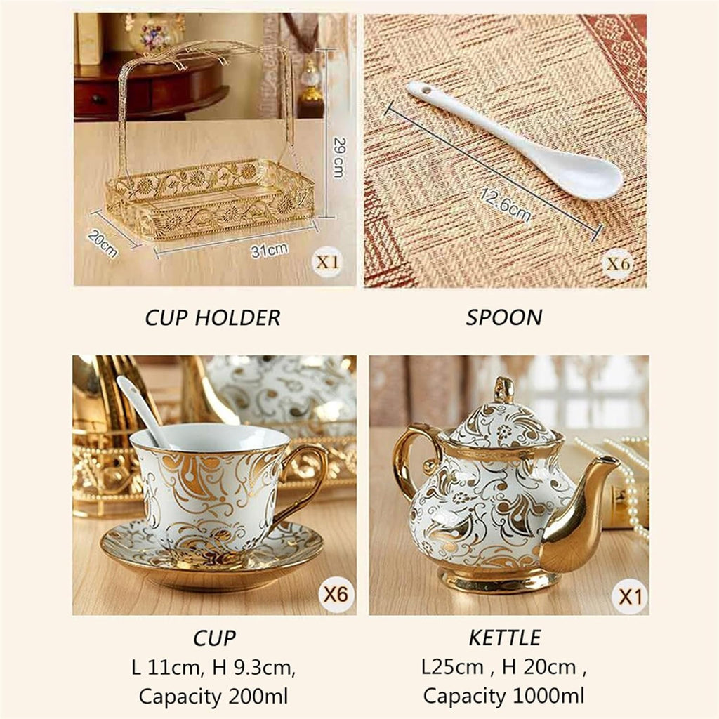 Beverage Serveware Teapot set living room household European ceramic cup heat-resistant cold kettle cold kettle water cup Water Carafe
