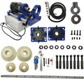 Portable Line Boring Hole Drilling Machine with End Face Repair, 1.77-6.29 Inch Bore Diameter, 5.24ft Bar Rod Control Handle, 110V, 1500W for Excavator Loader Engineering Machinery Boring