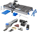 Dremel Blueprint 12V Bundle - Portable Saw Station with Brushless Compact Circular and Multi-Purpose Cutting Case + Brushless Project Multi-Tool with Integrated Application Selector