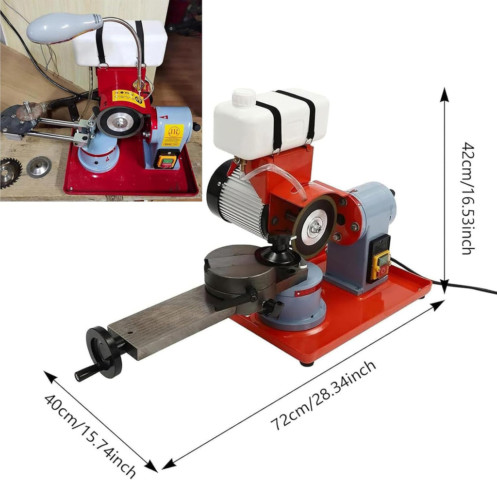 Electric Circular Saw Blade Sharpener, Multi Tool Blade Sharpener, Dry Wet Circular Saw Blade Sharpener 2850rpm Saw Blades Polishing Machine Carbide Tips Sharpening Tool 250W