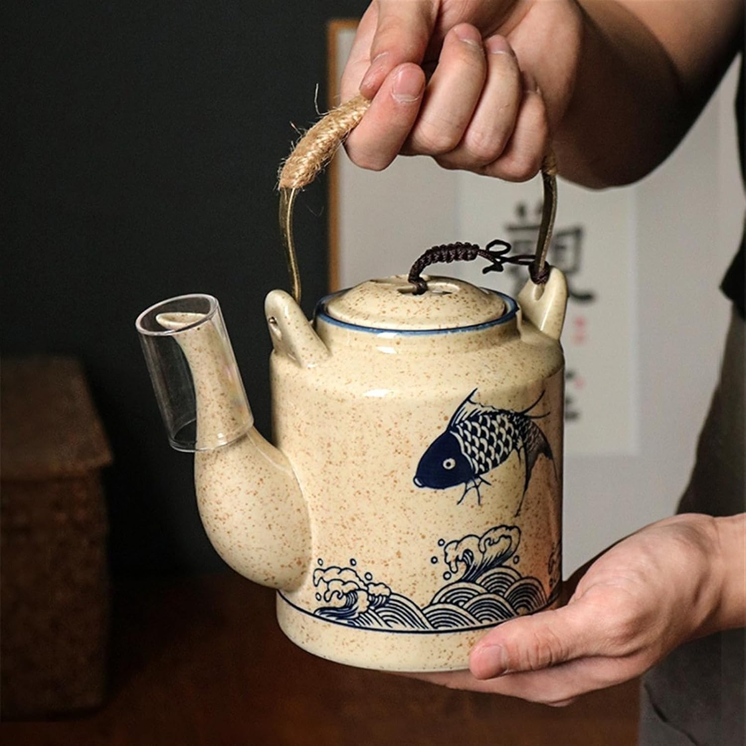 Beverage Serveware Cold kettle cold kettle ceramic cool white kettle set household large capacity kettle for tea Water Carafe