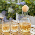 Beverage Serveware Cold kettle glass high temperature resistant high borosilicate large capacity cool white boiling kettle household water cup set cold kettle Water Carafe