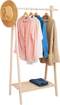 Pennsylvania Woodworks Handcrafted Maple Garment Rack - Sleek & Stylish Clothing Storage, Home Organization, Boutique Display, Coat Rack, Laundry Room Decor - Made in the USA (Large)