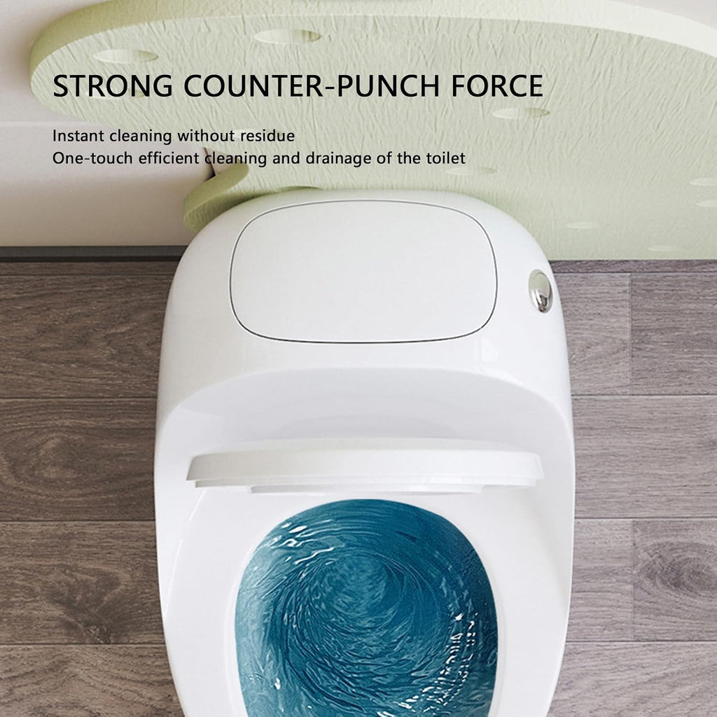 Ceramic Toddler Toilet 7.5' Height Potty Training Commode Bathroom Baby Kids Toilet with Round Quiet Seat & 1.6 GPF Powerful Flush for Daycares Playgrounds Home