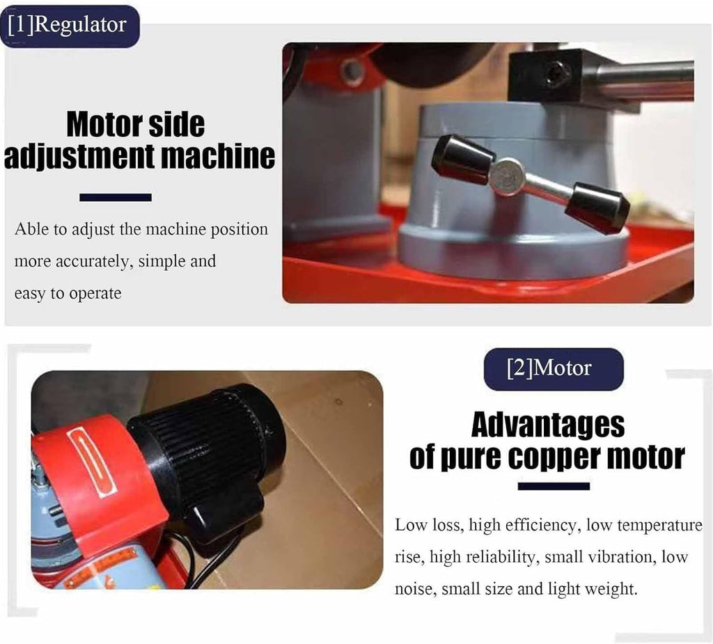 110 Volt Circular Saw Blade Grinder,2850rpm Power Saw Blade Grinder Tool Saw Blade Sharpener,Benchtop Grinder for Grinding Carbide Saw Blades,250W-110V