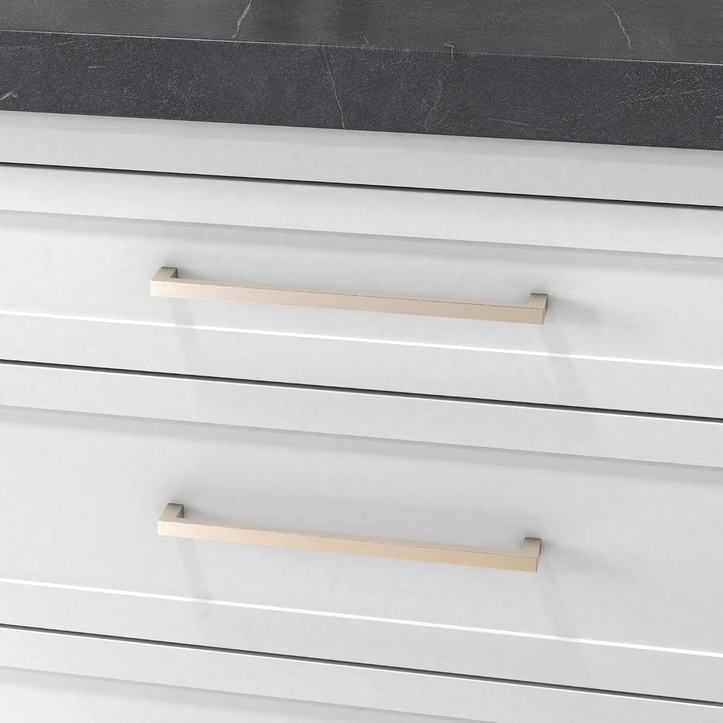 Baldwin 4408 Contemporary 12 Inch Center to Center Handle Cabinet Pull from The Estate Collection - Polished Chrome