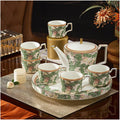 Beverage Serveware 8-piece ceramic coffee set, teapot and tea cup set, household teapot combination, multi-functional household tea set Water Carafe