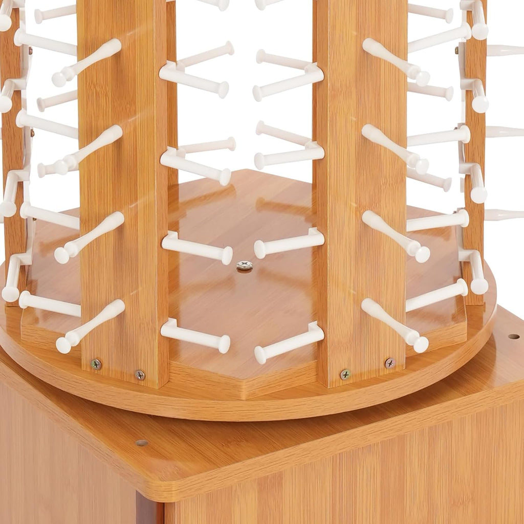 Sunglasses Retail Display Rack,Rotating Glasses Rack,108 Pairs Sunglasses Holder,Eyewear Storage Organizer w/4 Wheels