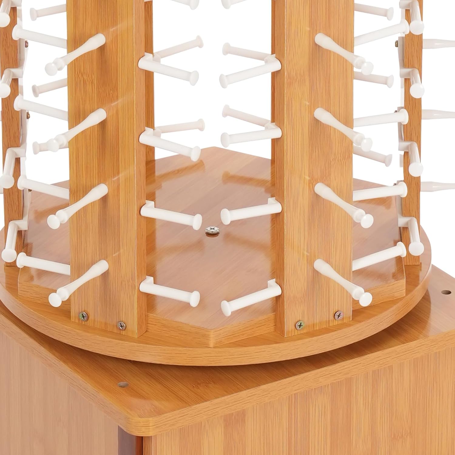 Sunglasses Retail Display Rack,Rotating Glasses Rack,108 Pairs Sunglasses Holder,Eyewear Storage Organizer w/4 Wheels