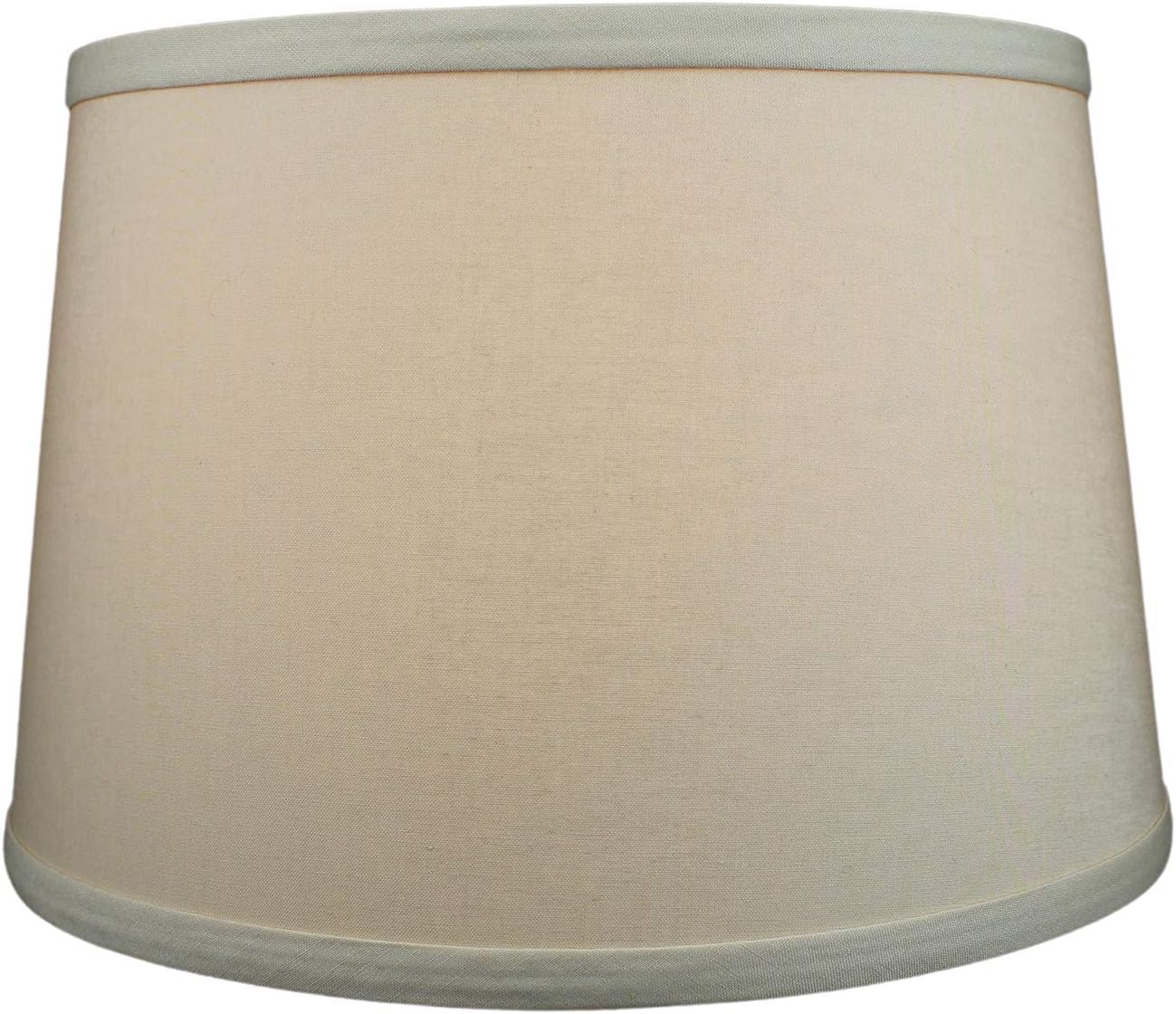 FenchelShades.com Set of 2 Lampshades 10' Top Diameter x 12' Bottom Diameter x 8' Slant Height with Washer (Spider) Attachment. Attaches to Lamps with an existing Harp (not included) (Linen Khaki)