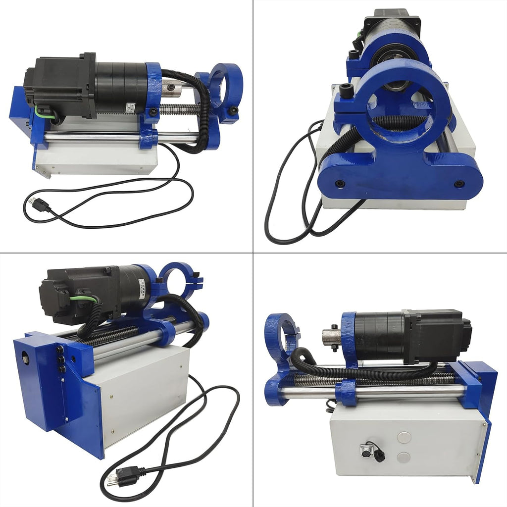 Portable Line Boring Machine, 110V Hole Drilling Machine, 1.77'-6.3' Bore Diameter, 5.2' x 1.57' Bar, Handle Control Professional Boring Equipment