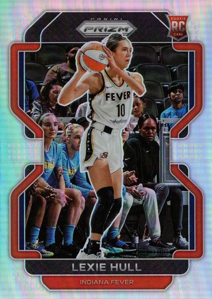 2022 Panini Prizm Silver Prizm WNBA Basketball #186 Lexie Hull Rookie Card Fever