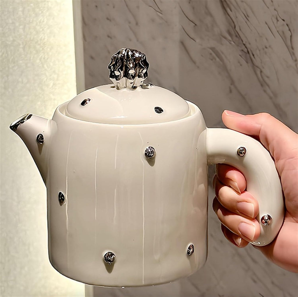 Beverage Serveware Ceramic cold kettle set, household living room water cup, ceramic teapot, tea cup, cold kettle, high temperature resistant Water Carafe