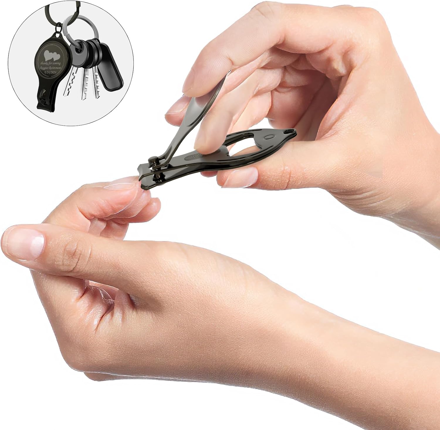 60pcs Personalized 4 in 1 Multi Function Bottle Opener, Black Nail Clipper, Wedding Favors Brewery, Private Customized, Multitool Gifts for Men