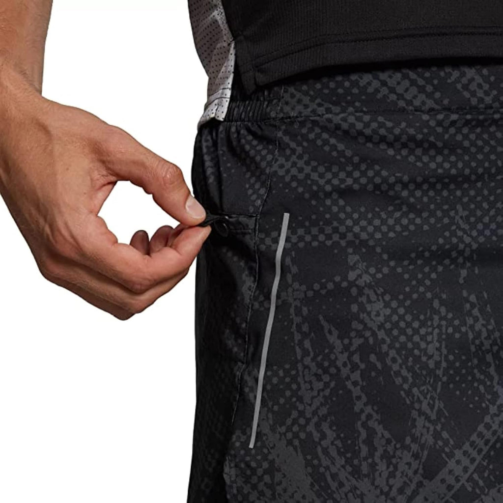 adidas Men's Breal The Norm Atletic Training Running Shorts, Grey Six/Black
