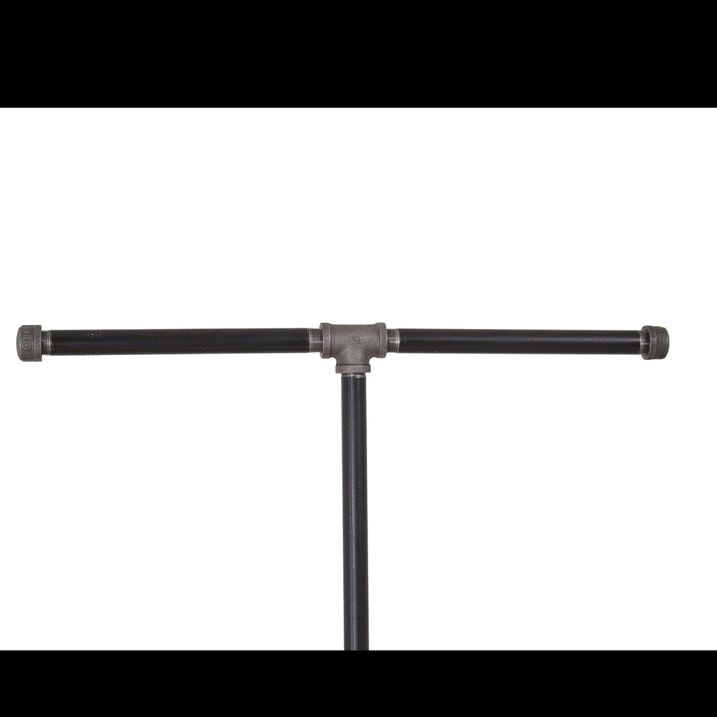 Industrial Pipe and Wood Clothes Rack 2-Way, Garment Rack, Clothing Rack, Closet Organizer, Clothing Storage and Display, Wood Shelving