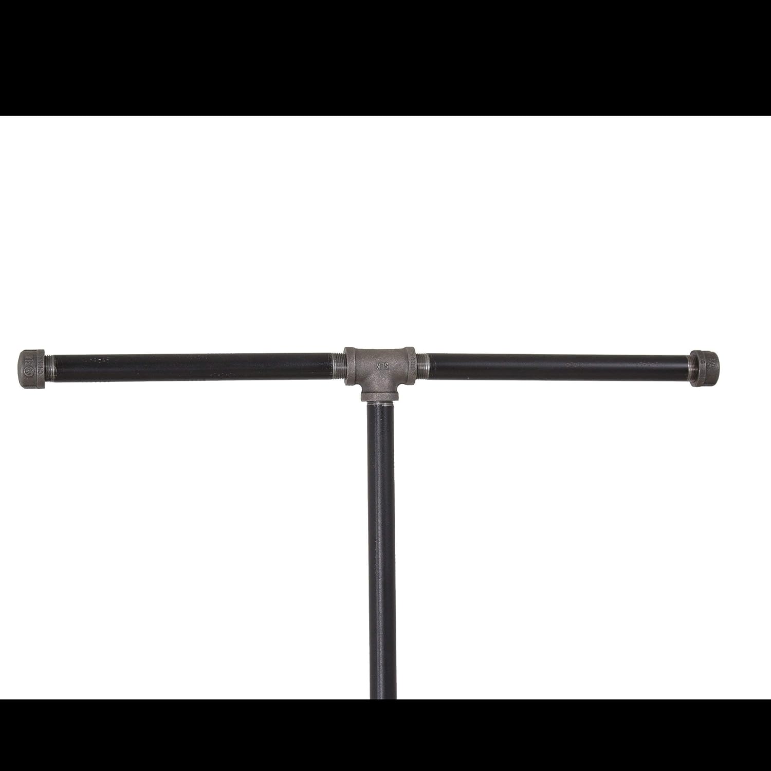 Industrial Pipe and Wood Clothes Rack 2-Way, Garment Rack, Clothing Rack, Closet Organizer, Clothing Storage and Display, Wood Shelving