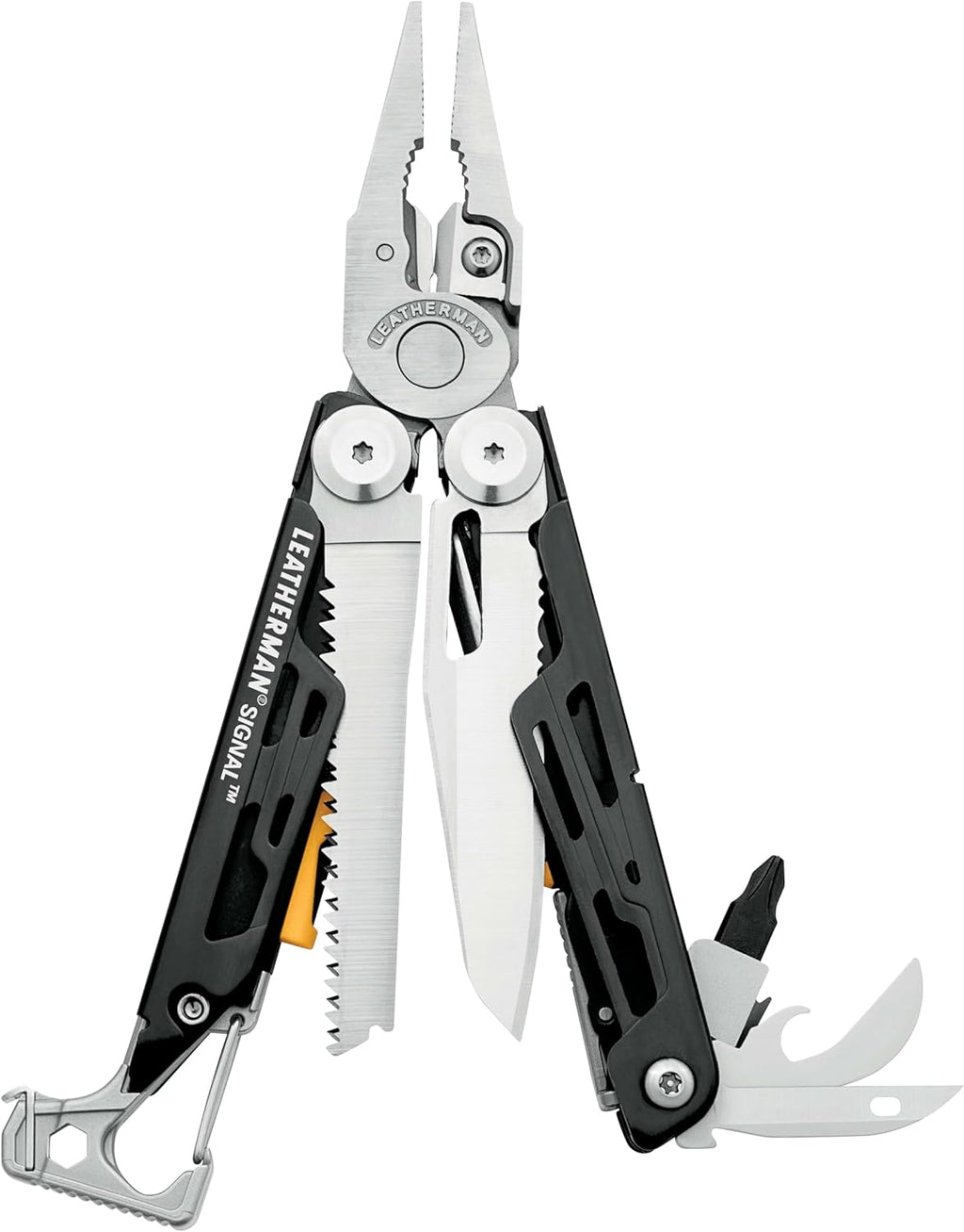 LEATHERMAN, Signal, 19-in-1 Multi-tool for Outdoors, Camping, Hiking, Fishing, Survival, Durable & Lightweight EDC, Made in the USA, Stainless Steel