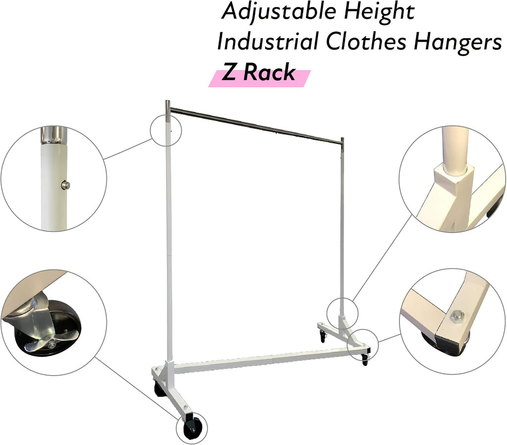heavy duty clothing rack 400lb Load Garment clothing rack heavy duty Z Rack – Rolling coat rack for Home, Retail Display, Durable Square Tubing, Commercial Grade Clothing Rack. Display Racks Fixtures