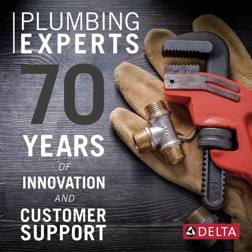 Delta Faucet Lahara 17 Series Dual-Function Shower Handle Valve Trim Kit, Stainless T17038-SS (Valve Not Included)