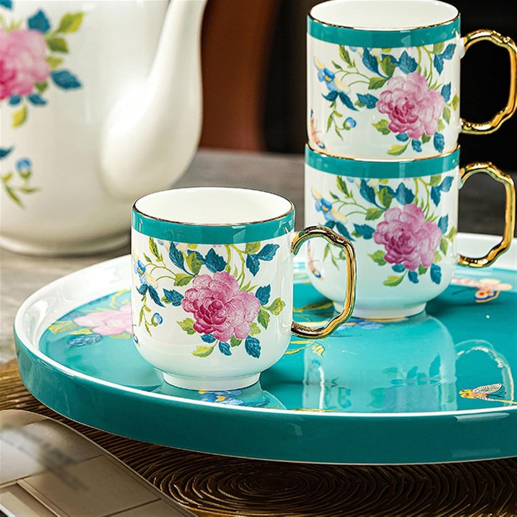 Beverage Serveware European high-temperature water set, teapot and cup set, housewarming gift, coffee set, teapot and tea cup set Water Carafe