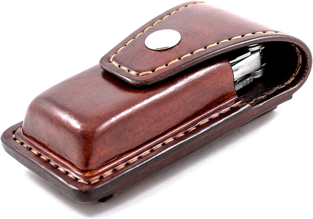 Unicarry leather case for Leatherman Wave, leather pocket multitool sheath, every day carry, EDC, leather knife holster