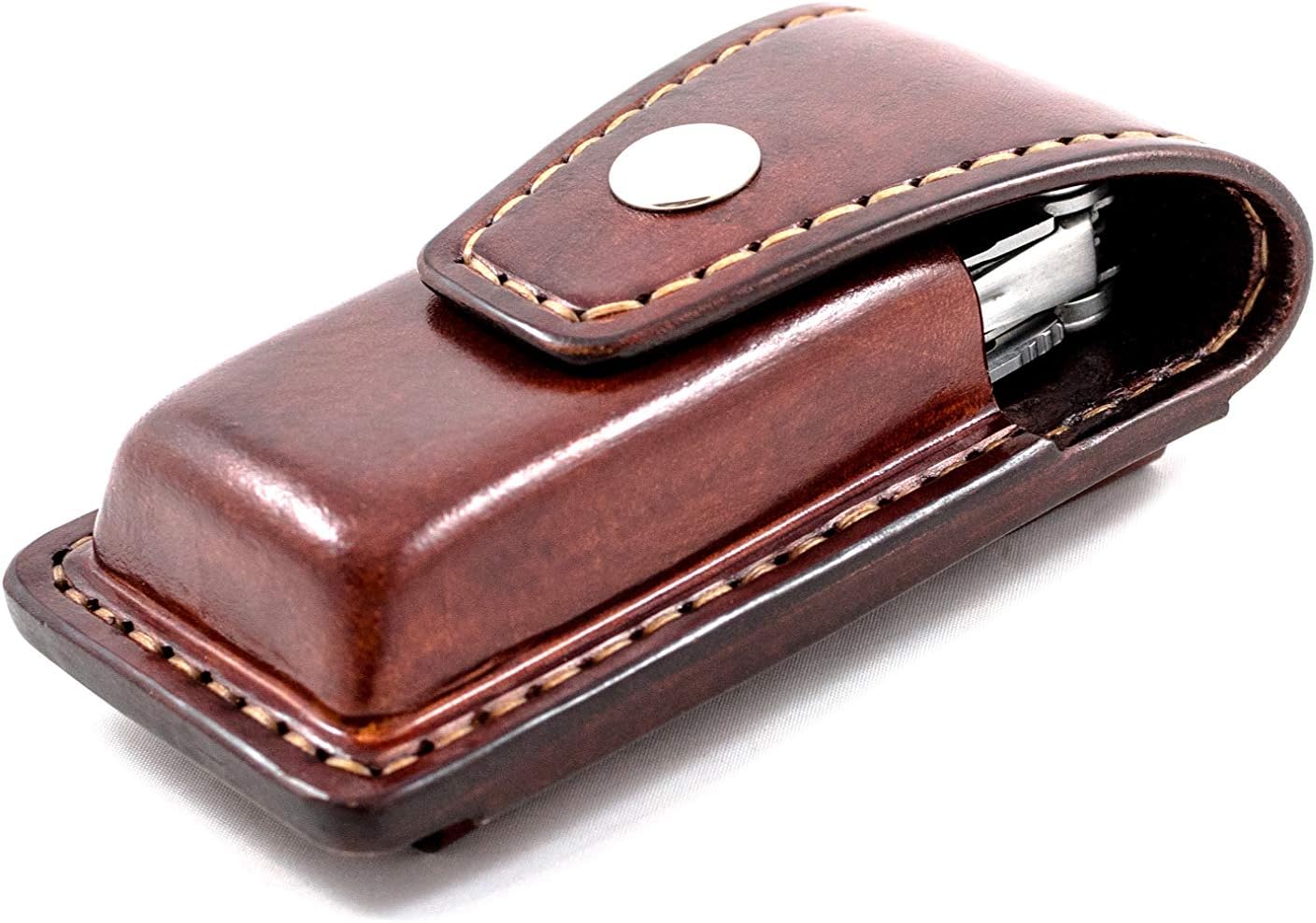 Unicarry leather case for Leatherman Wave, leather pocket multitool sheath, every day carry, EDC, leather knife holster