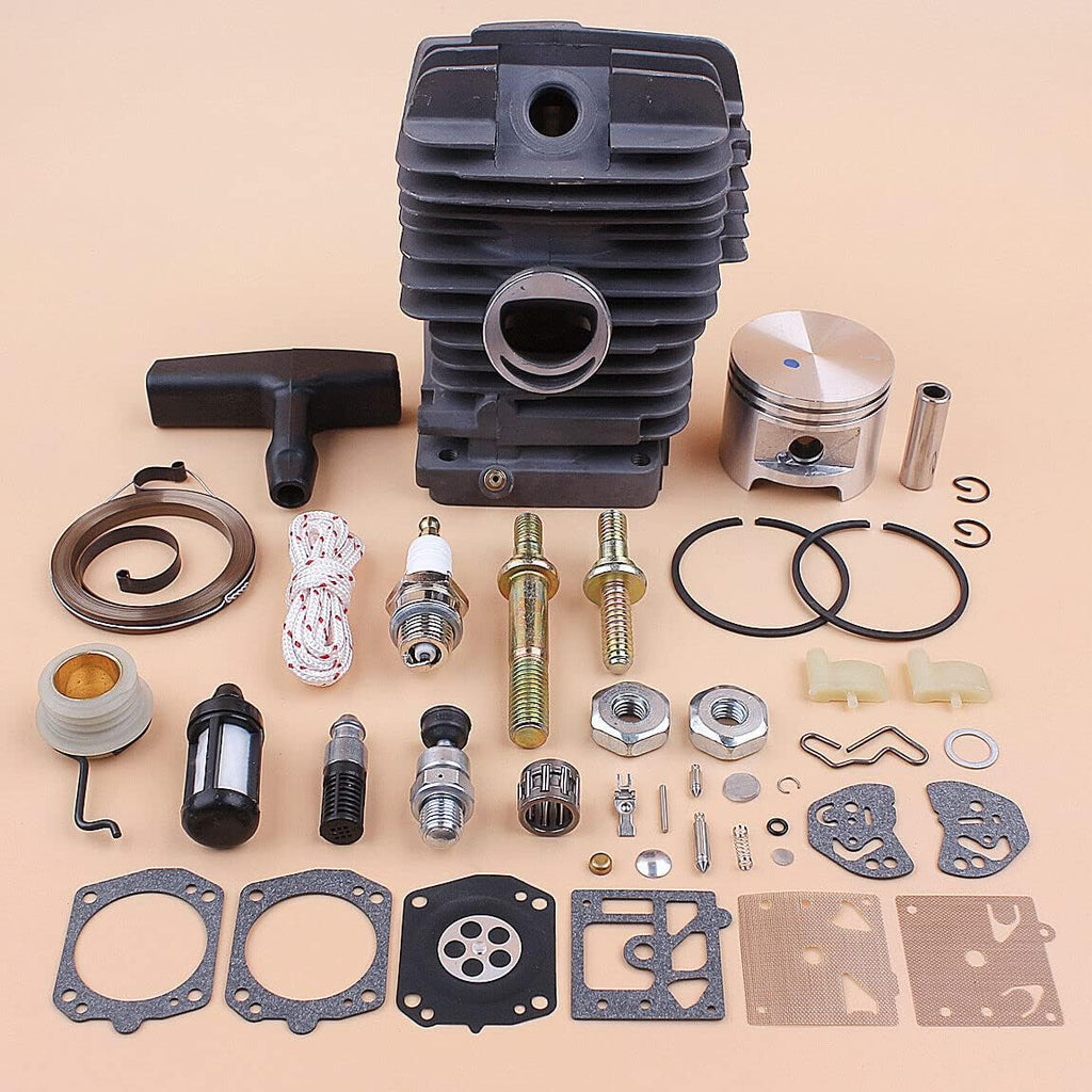 #US Replacement Part for Cylinder Piston Carb Kit Fits for Stihl MS310 MS 310 Chainsaw Bar Stud Nuts 47mm Bore pupart#2486331